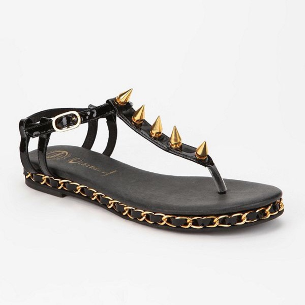 Spike-Stud Thong Sandals - Picture 2 of 2